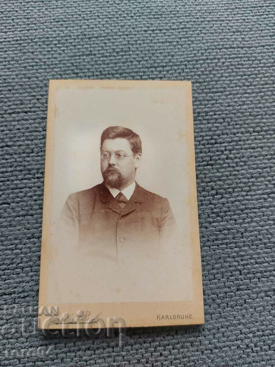 FOTO VECHE - CARTON - SECOLUL XIX