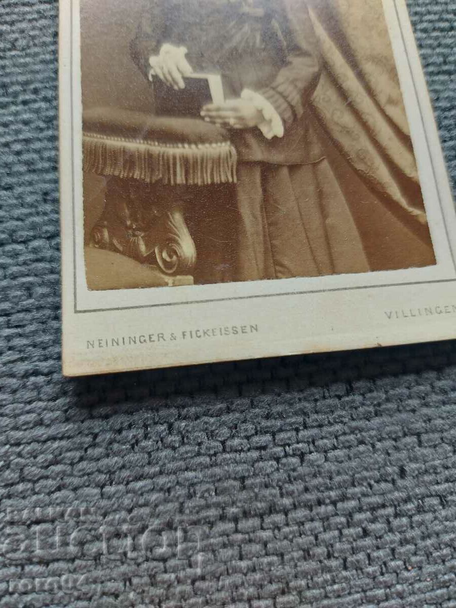 Livrarea FOTO VECHE - CARTON - SECOLUL XIX Livrarea FOTO VECHE - CARTON - SECOLUL XIX