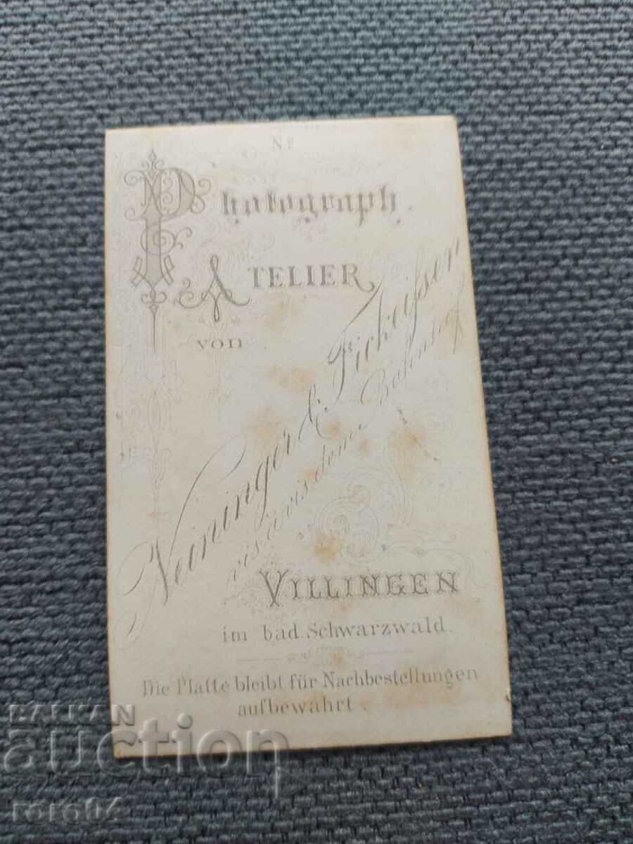 FOTO VECHE - CARTON - SECOLUL XIX - 6 FOTO VECHE - CARTON - SECOLUL XIX - 6