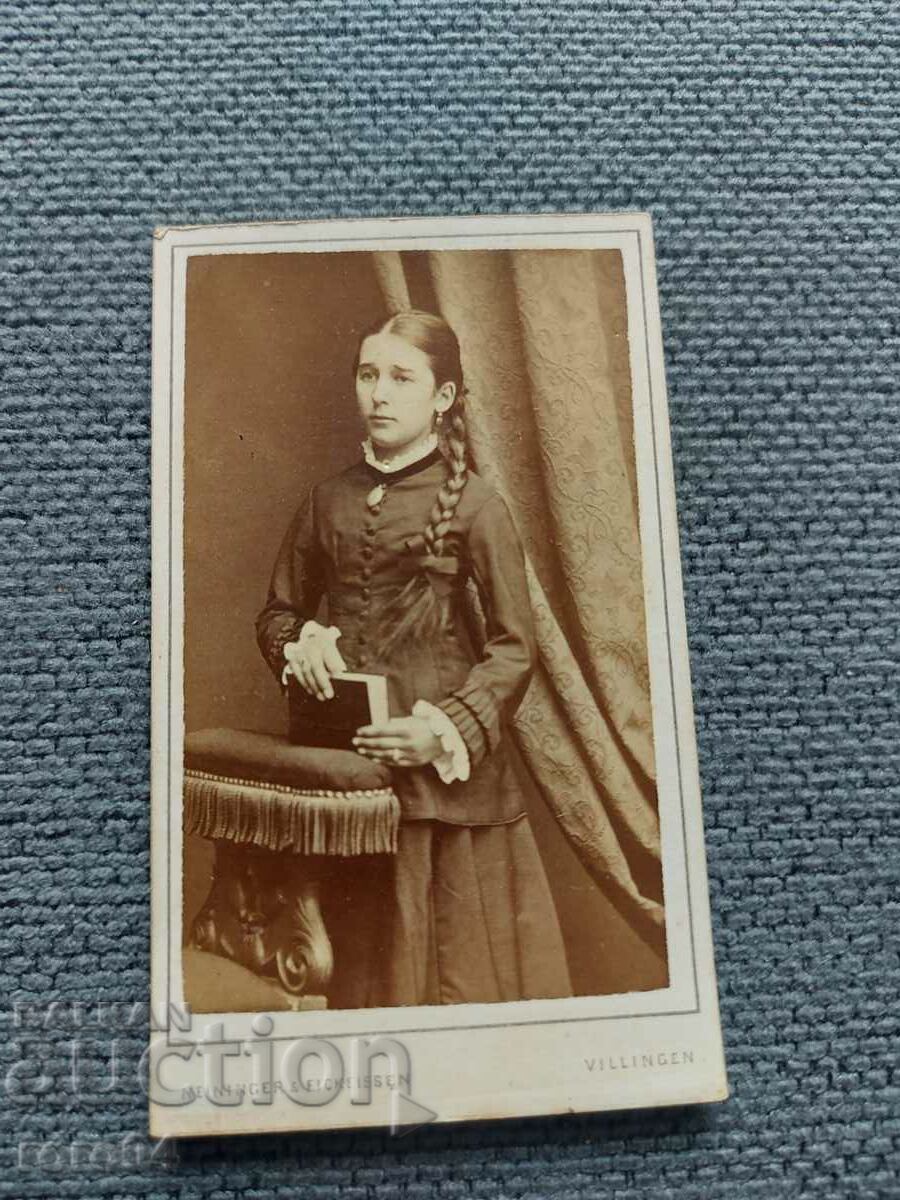 FOTO VECHE - CARTON - SECOLUL XIX - 7 FOTO VECHE - CARTON - SECOLUL XIX - 7