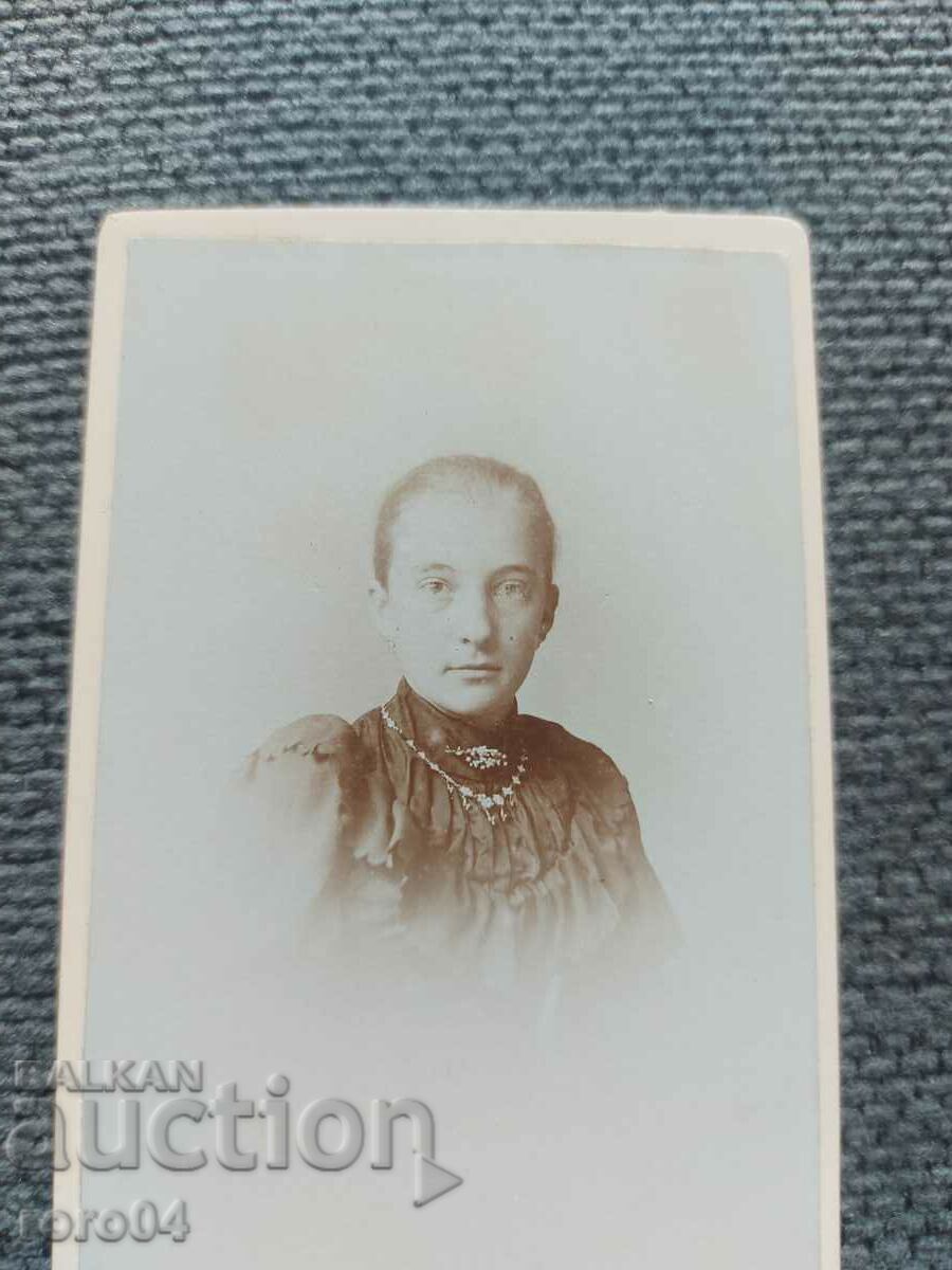 FOTO VECHE - CARTON - SECOLUL XIX - 7