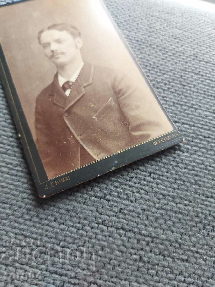 Livrarea FOTO VECHE - CARTON - SECOLUL XIX Livrarea FOTO VECHE - CARTON - SECOLUL XIX