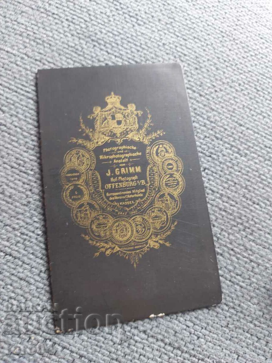 FOTO VECHE - CARTON - SECOLUL XIX - 5 FOTO VECHE - CARTON - SECOLUL XIX - 5