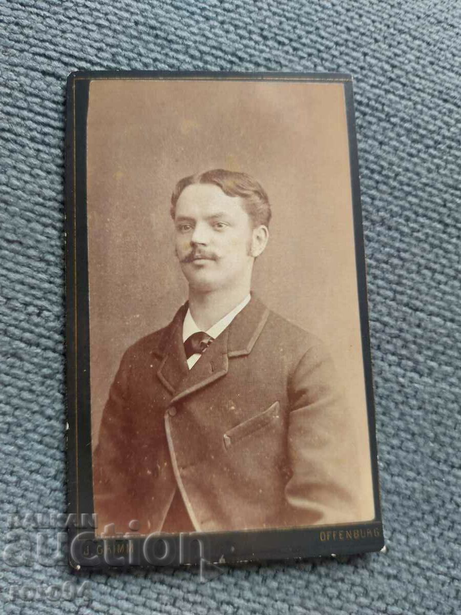 FOTO VECHE - CARTON - SECOLUL XIX - 7 FOTO VECHE - CARTON - SECOLUL XIX - 7