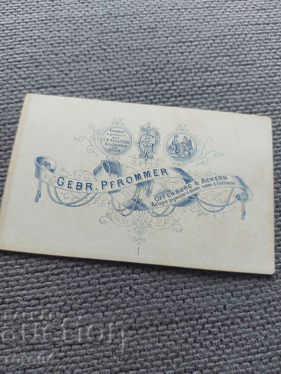 OLD PHOTO - CARDBOARD - XIX CENTURY - 6