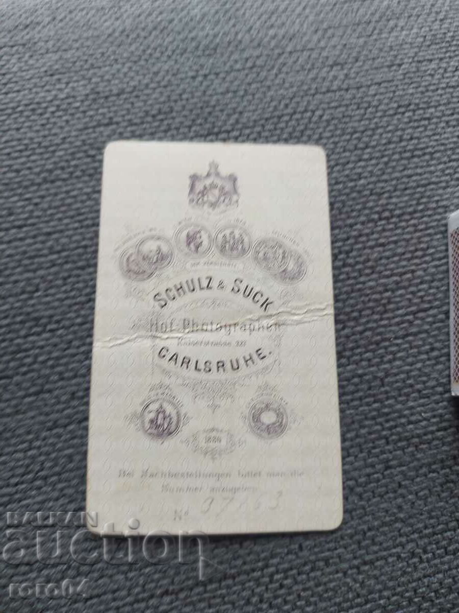 OLD PHOTO - CARDBOARD - XIX CENTURY - 6
