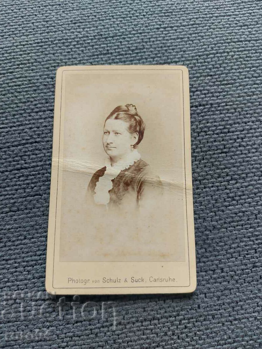 OLD PHOTO - CARDBOARD - XIX CENTURY