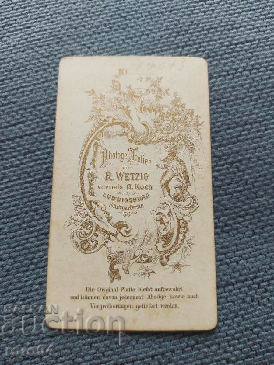 FOTO VECHE - CARTON - SECOLUL XIX - 5 FOTO VECHE - CARTON - SECOLUL XIX - 5