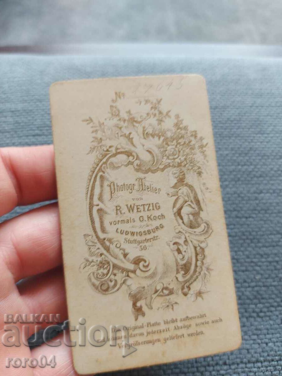 OLD PHOTO - CARDBOARD - XIX CENTURY - 6 OLD PHOTO - CARDBOARD - XIX CENTURY - 6