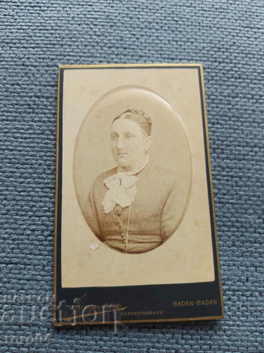 FOTO VECHE - CARTON - SECOLUL XIX - 7 FOTO VECHE - CARTON - SECOLUL XIX - 7