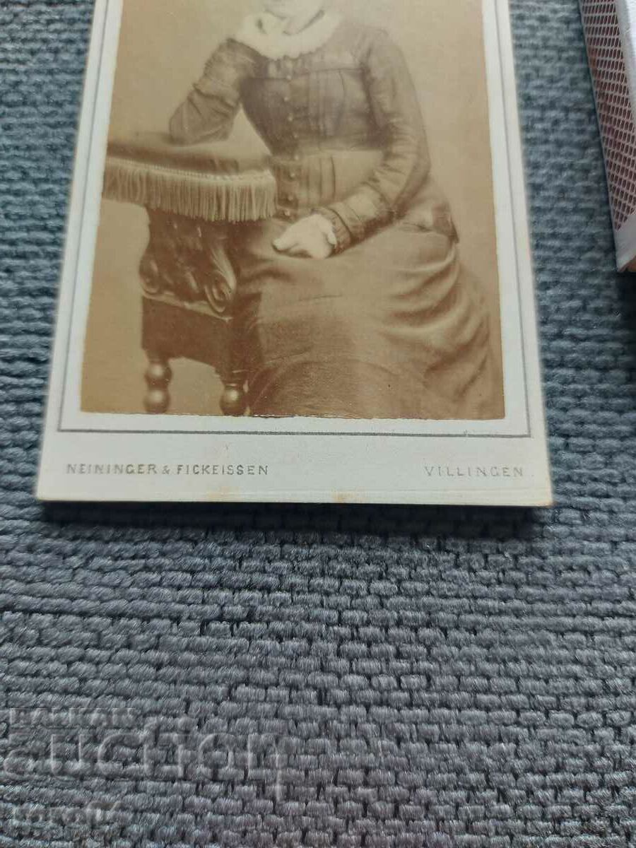 Livrarea FOTO VECHE - CARTON - SECOLUL XIX Livrarea FOTO VECHE - CARTON - SECOLUL XIX