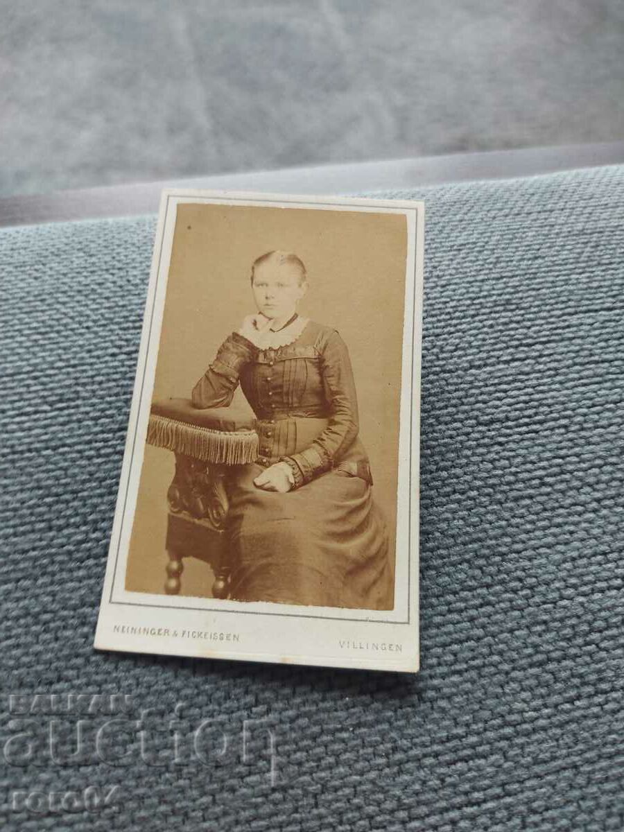 FOTO VECHE - CARTON - SECOLUL XIX - 7 FOTO VECHE - CARTON - SECOLUL XIX - 7