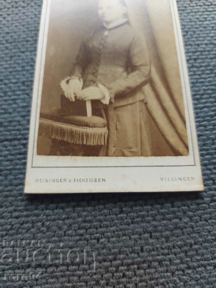 Livrarea FOTO VECHE - CARTON - SECOLUL XIX Livrarea FOTO VECHE - CARTON - SECOLUL XIX