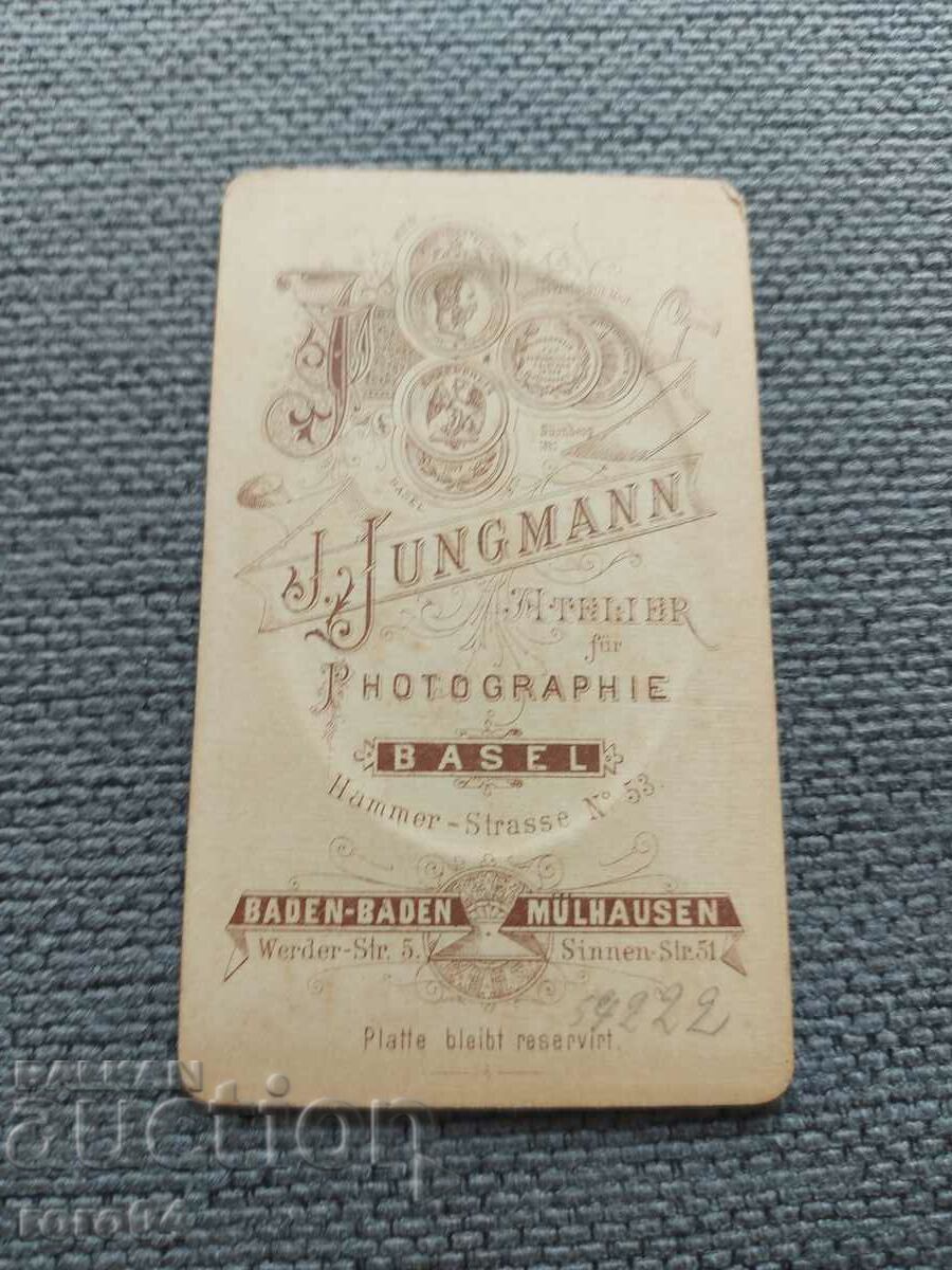 FOTO VECHE - CARTON - SECOLUL XIX - 5 FOTO VECHE - CARTON - SECOLUL XIX - 5