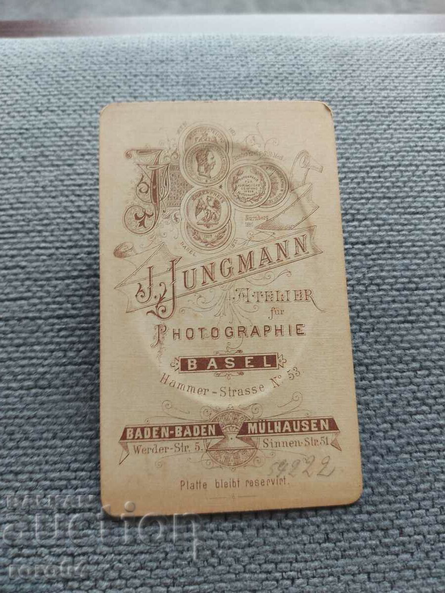 FOTO VECHE - CARTON - SECOLUL XIX - 6 FOTO VECHE - CARTON - SECOLUL XIX - 6