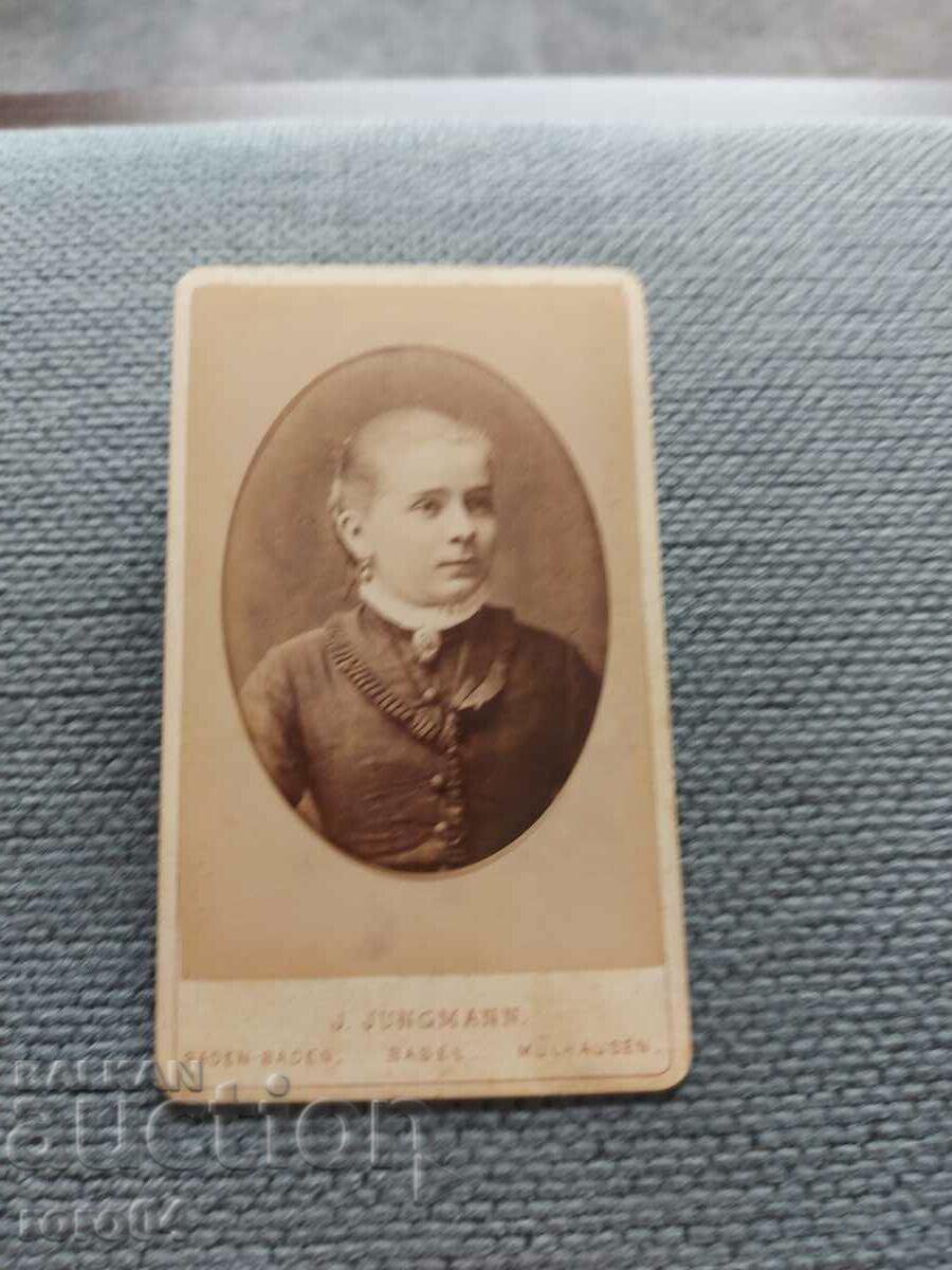 FOTO VECHE - CARTON - SECOLUL XIX - 7 FOTO VECHE - CARTON - SECOLUL XIX - 7