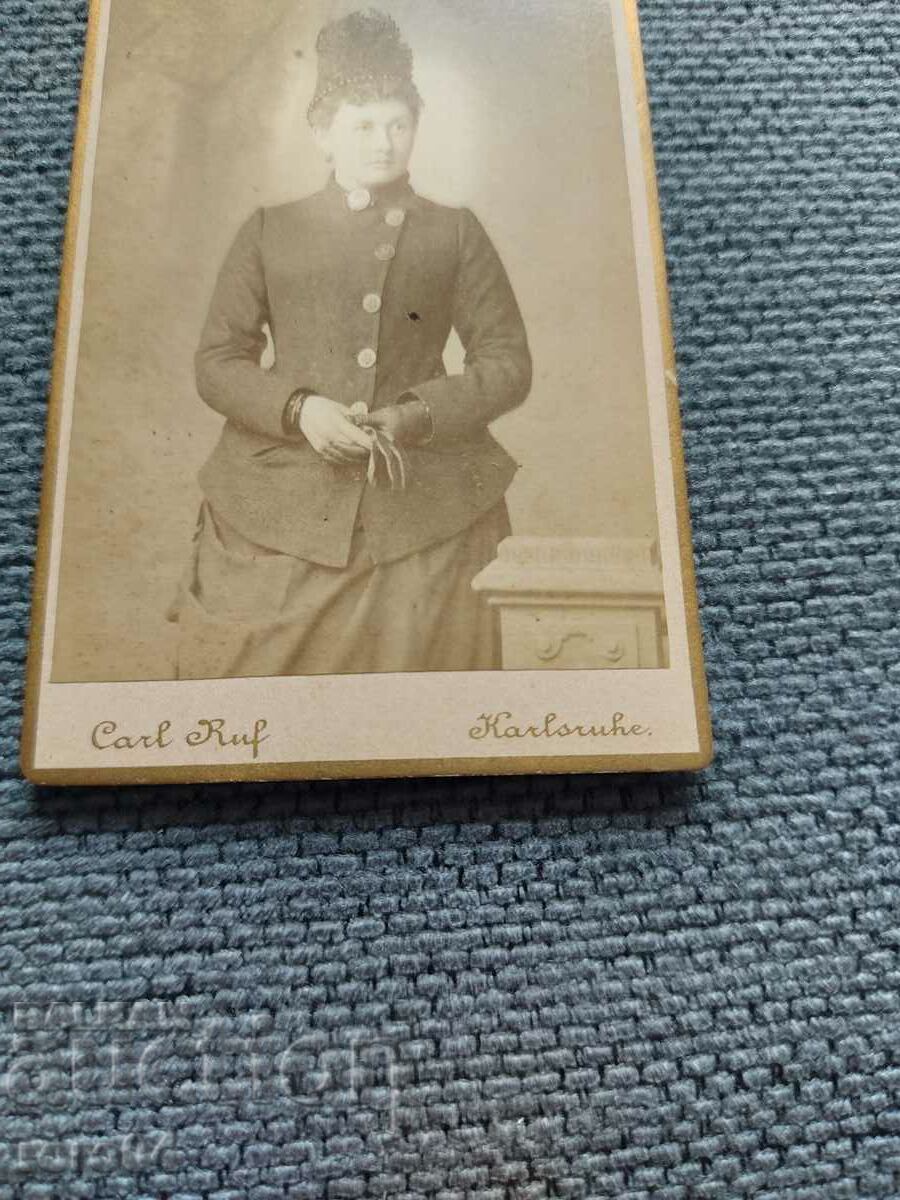 Livrarea FOTO VECHE - CARTON - SECOLUL XIX Livrarea FOTO VECHE - CARTON - SECOLUL XIX