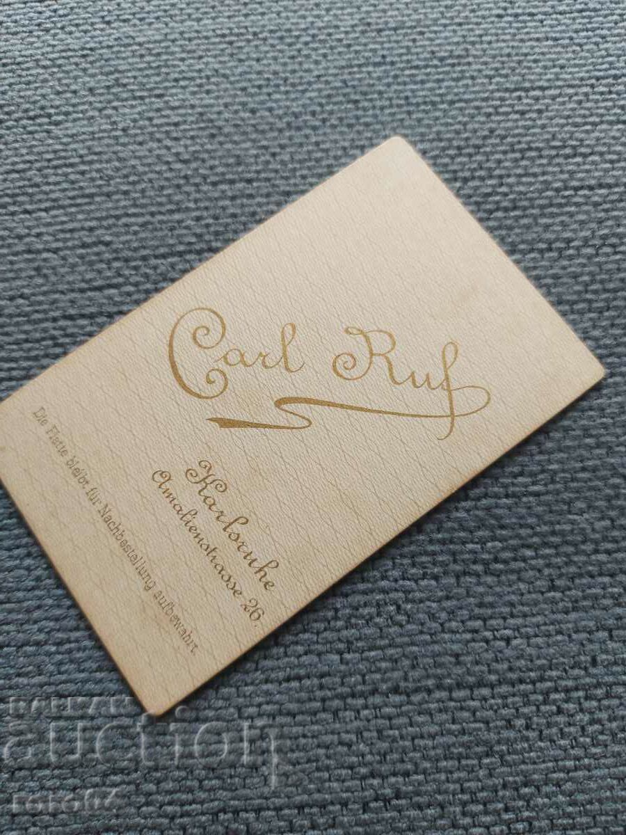 FOTO VECHE - CARTON - SECOLUL XIX - 6 FOTO VECHE - CARTON - SECOLUL XIX - 6