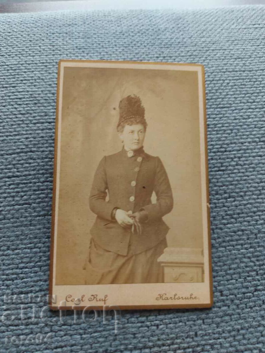 FOTO VECHE - CARTON - SECOLUL XIX - 7