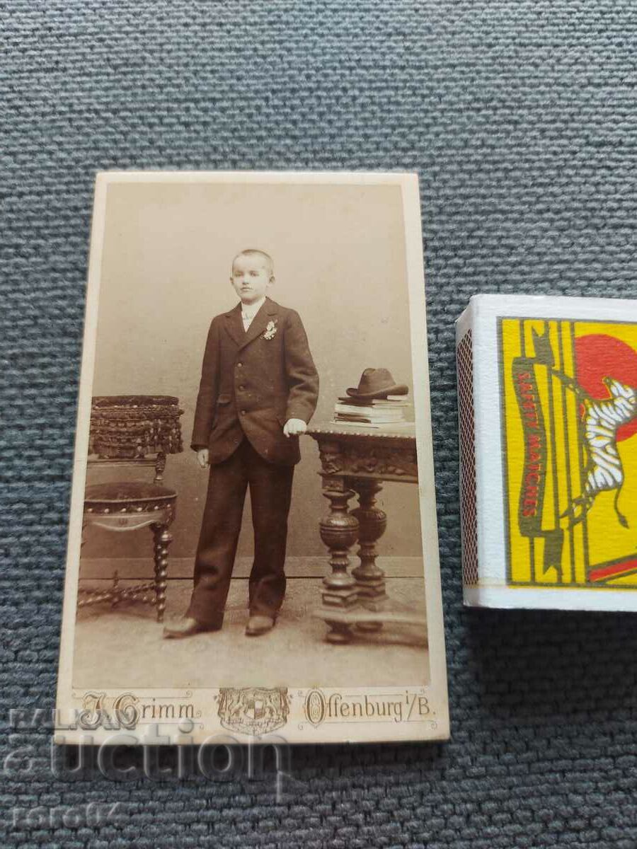 Licitație FOTO VECHE - CARTON - SECOLUL XIX