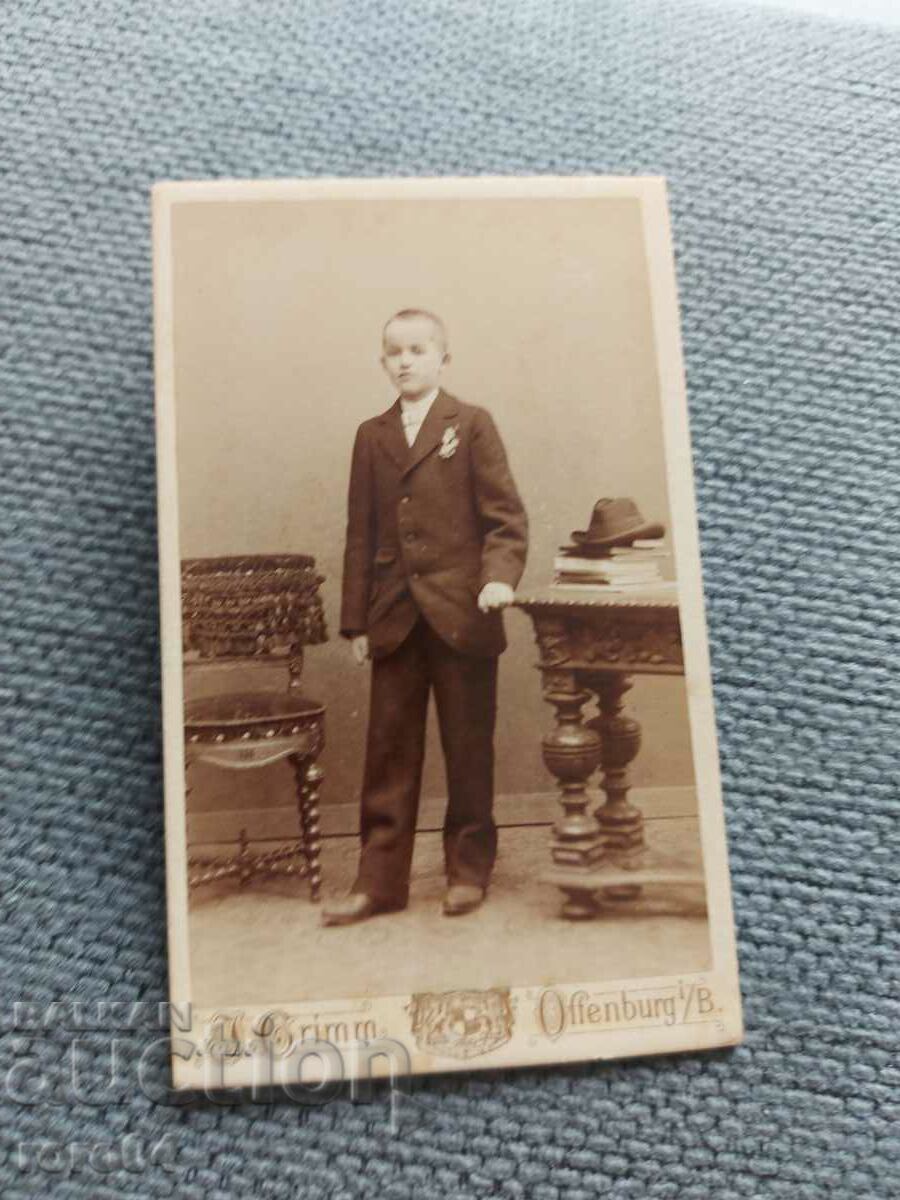 FOTO VECHE - CARTON - SECOLUL XIX - 7