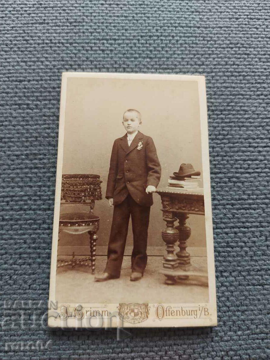 FOTO VECHE - CARTON - SECOLUL XIX