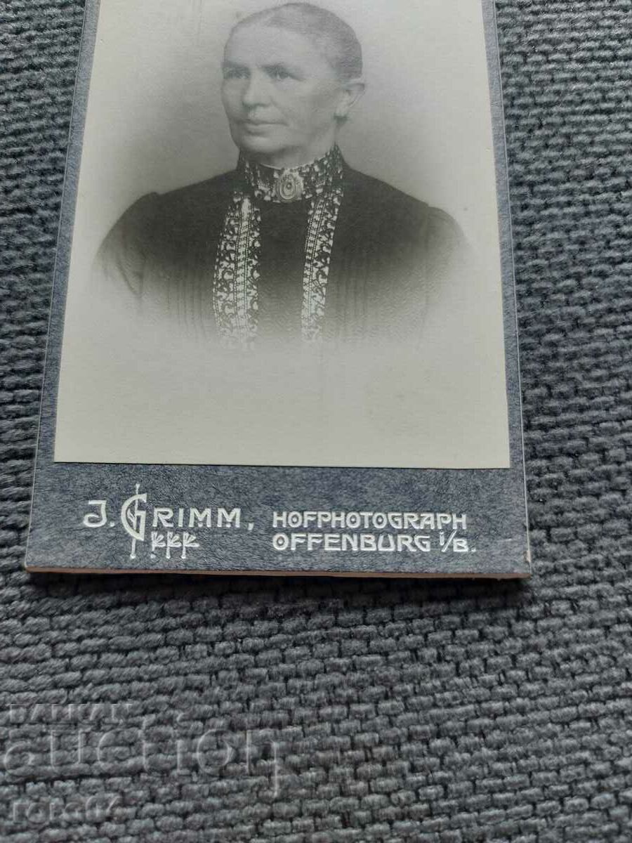 Livrarea FOTO VECHE - CARTON - SECOLUL XIX