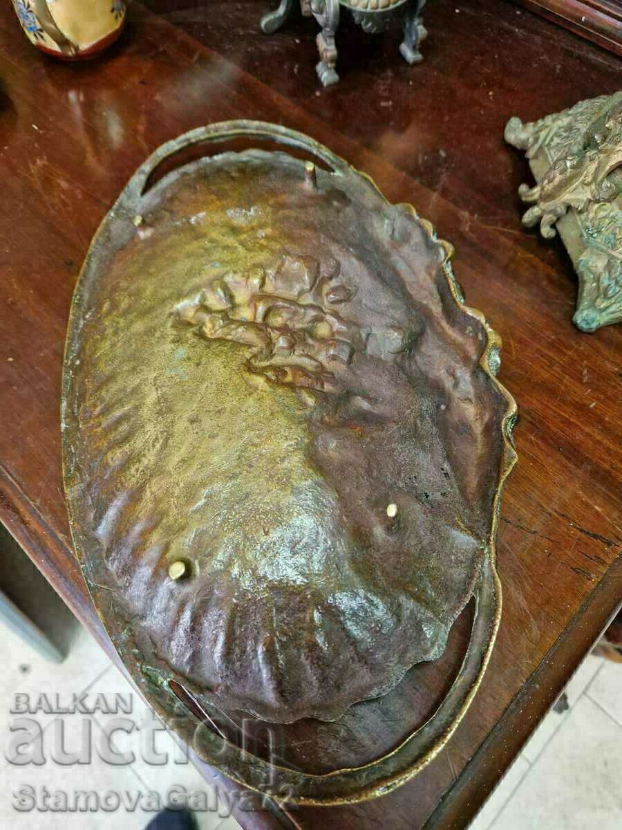 A beautiful antique English fruttiere bomboniere bronze messi - 5 A beautiful antique English fruttiere bomboniere bronze messi - 5