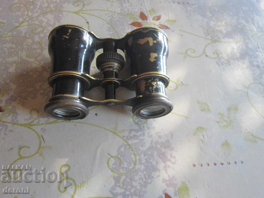 Auction Antique bronze binoculars Auction Antique bronze binoculars