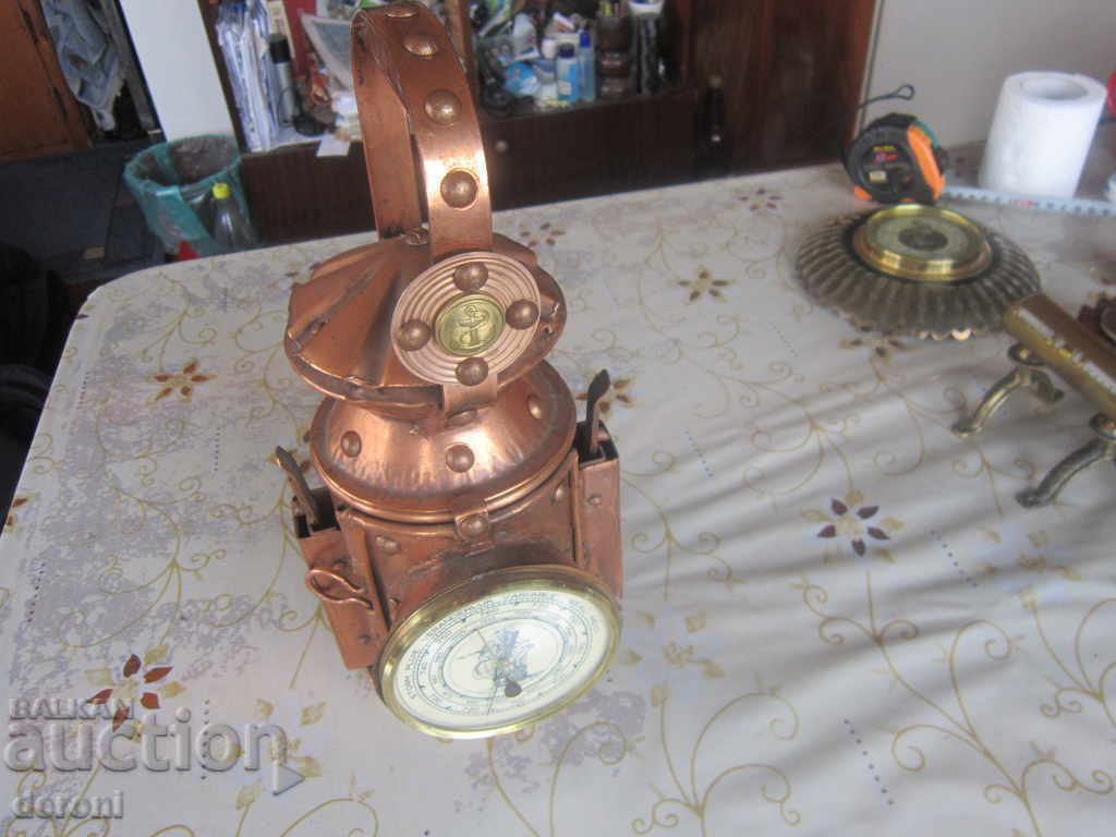 Marine Military Lantern Lamp MUTLOW 1941 Barometer