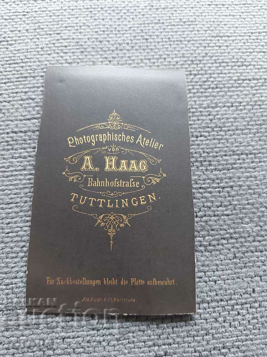 FOTO VECHE - CARTON - SECOLUL XIX - 5
