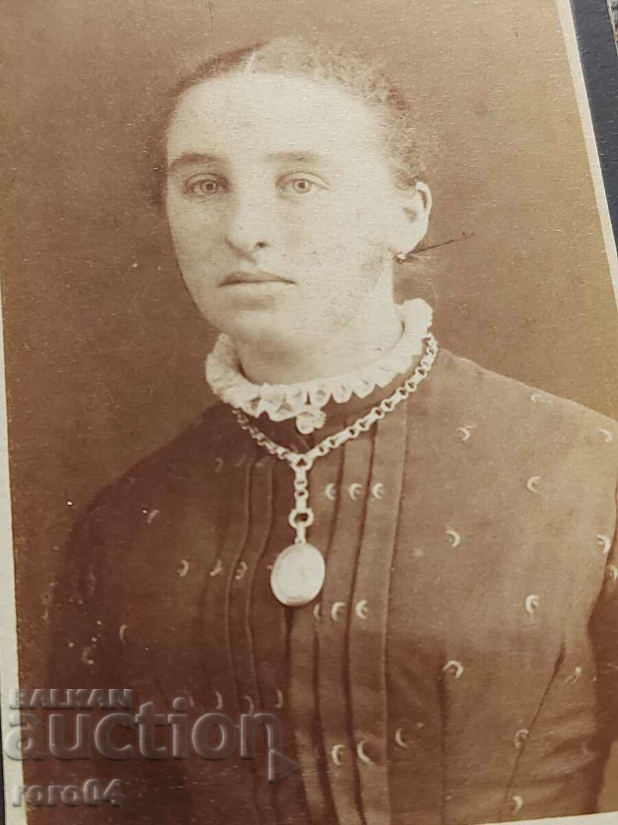 FOTO VECHE - CARTON - SECOLUL XIX - 7
