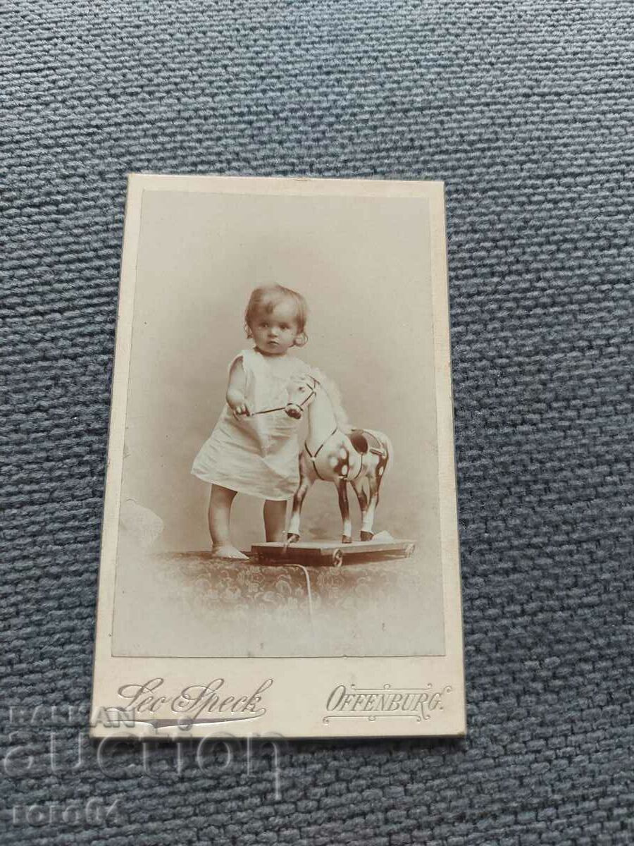 OLD PHOTO - CARDBOARD - XIX CENTURY