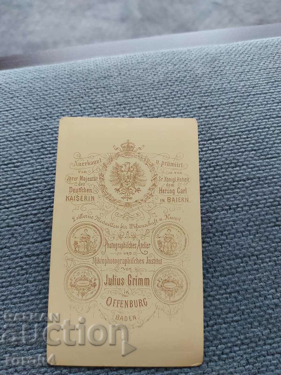 OLD PHOTO - CARDBOARD - XIX CENTURY - 5 OLD PHOTO - CARDBOARD - XIX CENTURY - 5