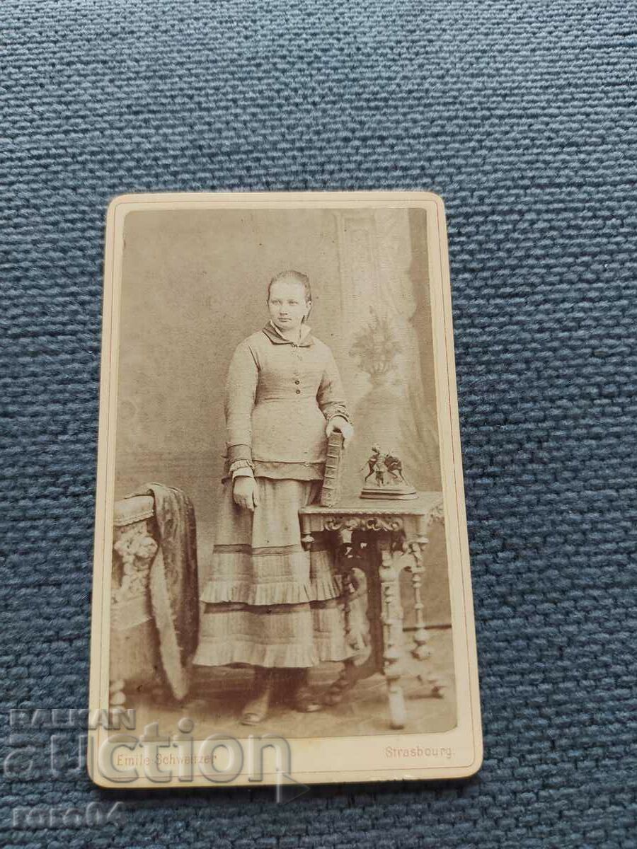 OLD PHOTO - CARDBOARD - XIX CENTURY