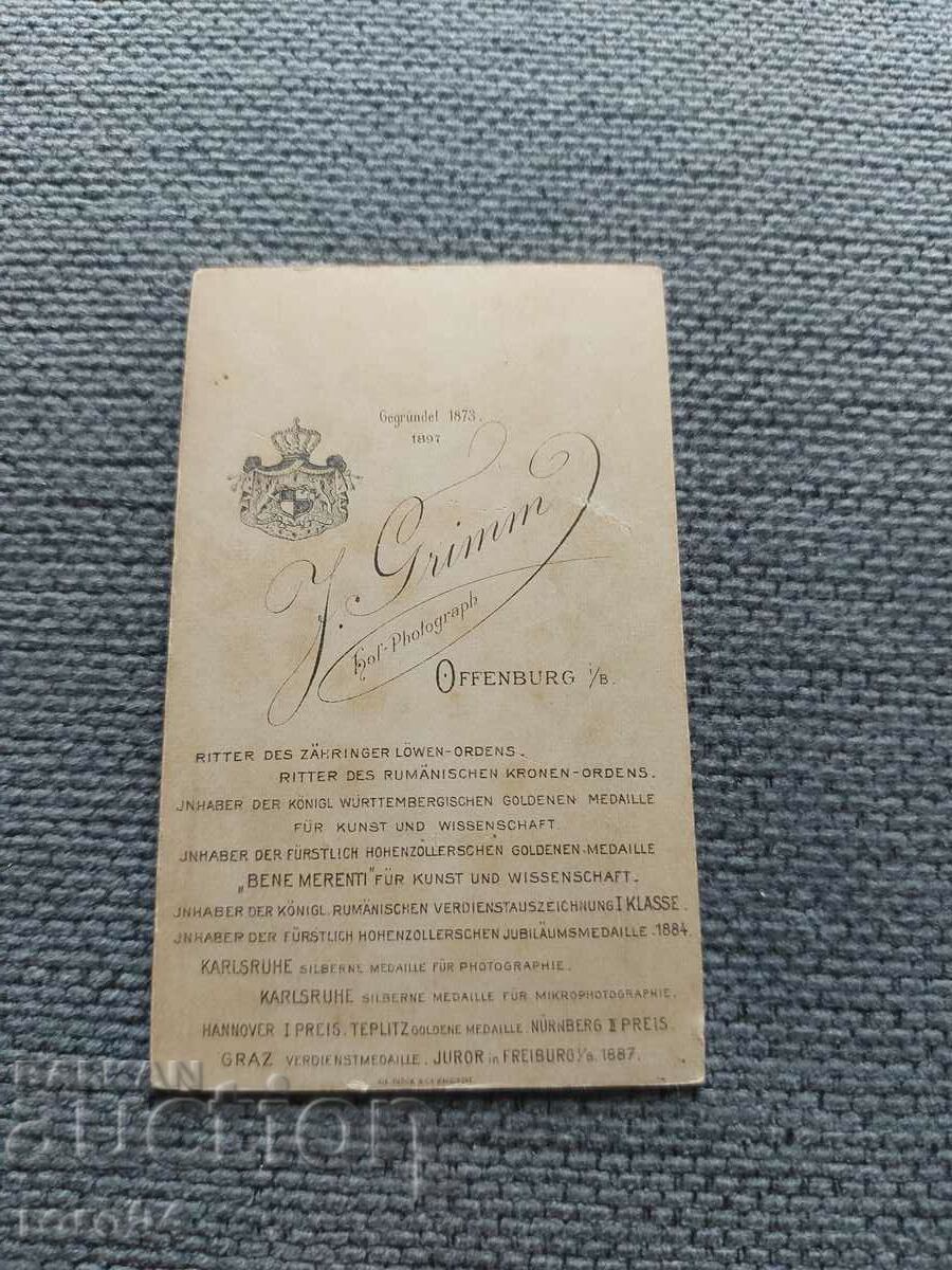 OLD PHOTO - CARDBOARD - XIX CENTURY - 5 OLD PHOTO - CARDBOARD - XIX CENTURY - 5