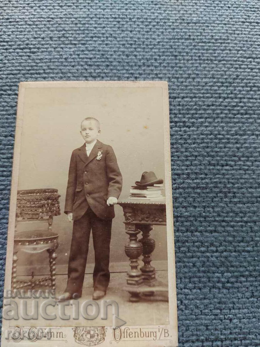 FOTO VECHE - CARTON - SECOLUL XIX - 6