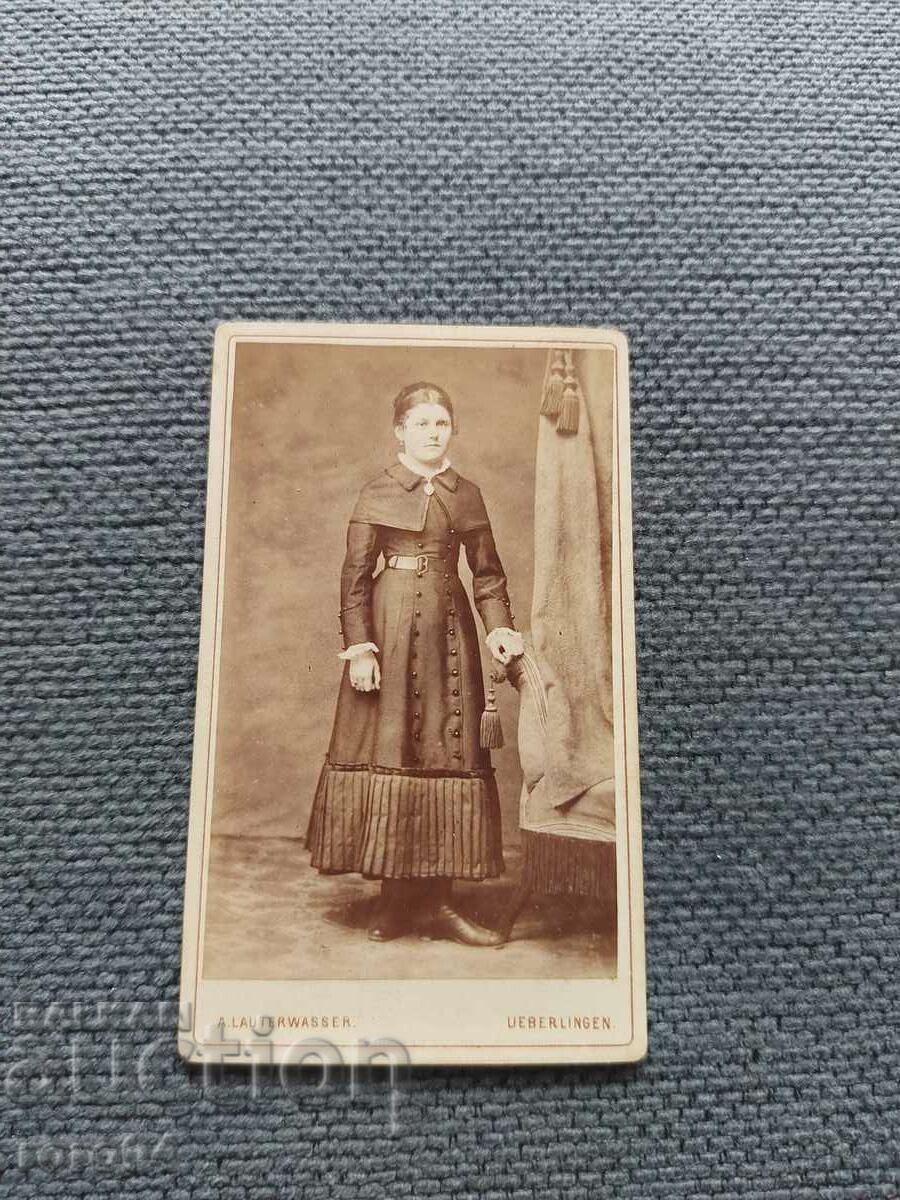 FOTO VECHE - CARTON - SECOLUL XIX