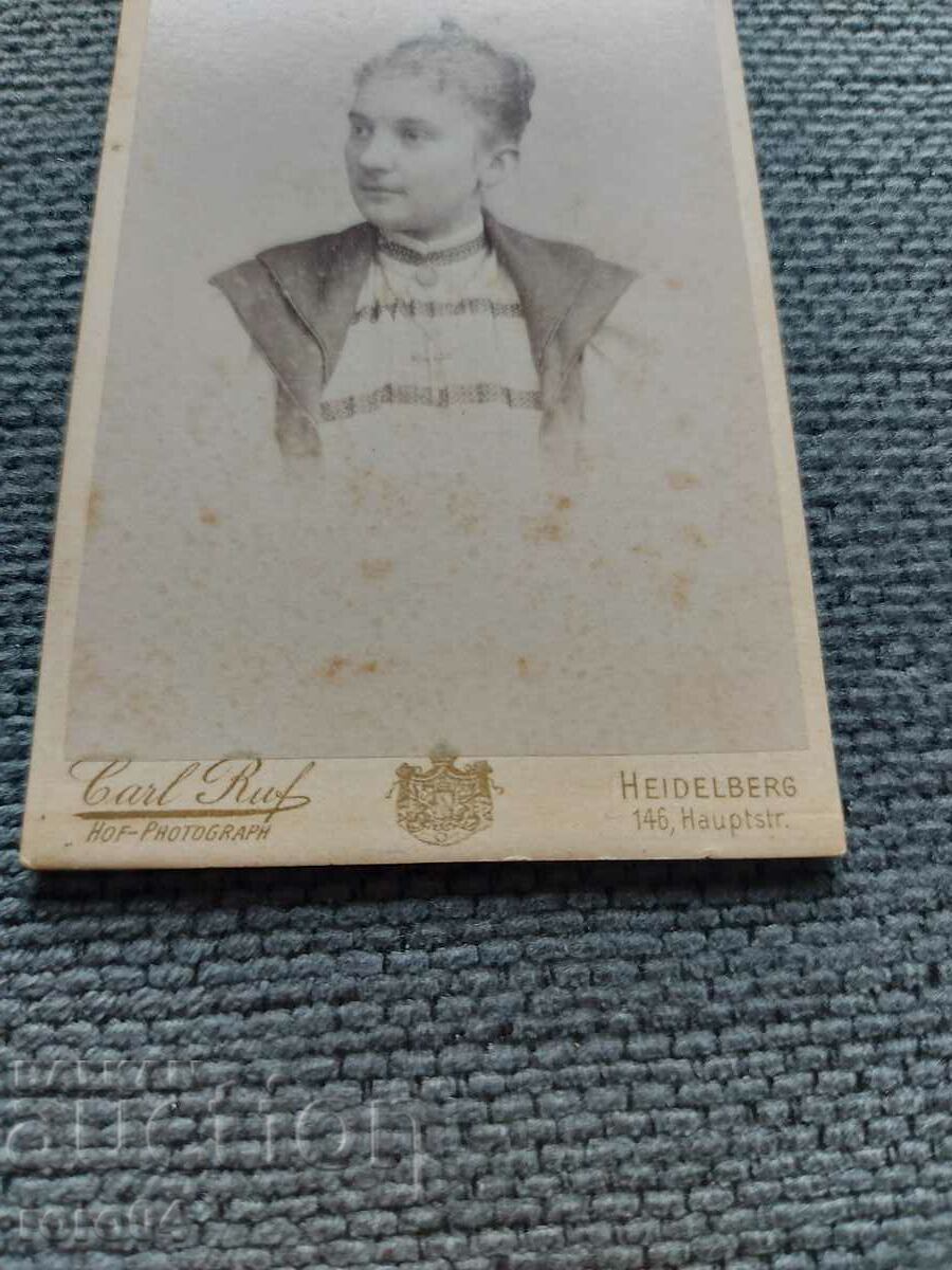 Livrarea FOTO VECHE - CARTON - SECOLUL XIX