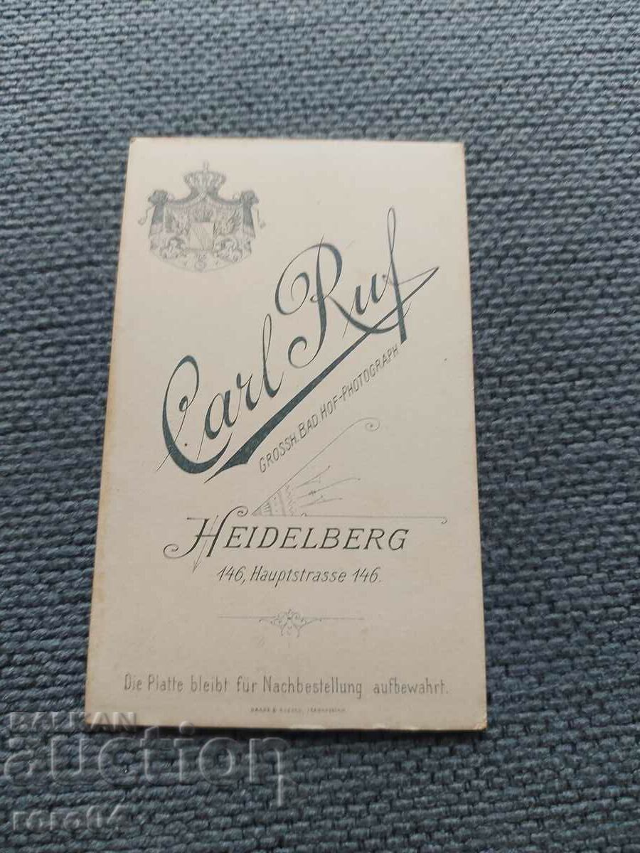 FOTO VECHE - CARTON - SECOLUL XIX - 5