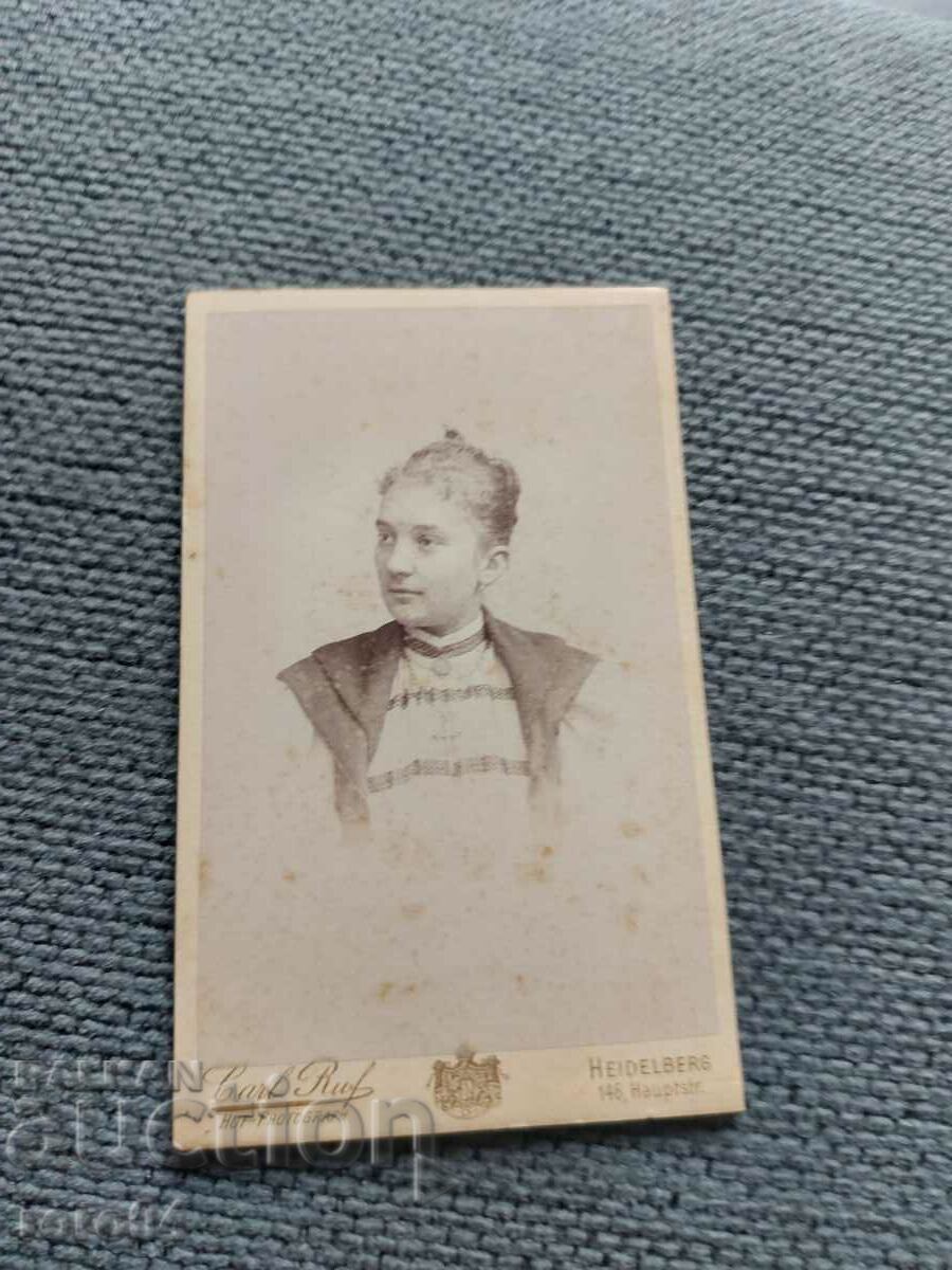 FOTO VECHE - CARTON - SECOLUL XIX - 7