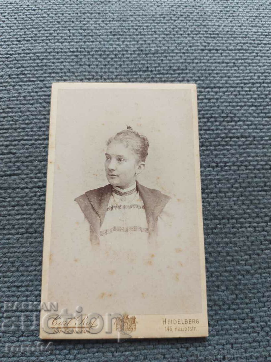 FOTO VECHE - CARTON - SECOLUL XIX