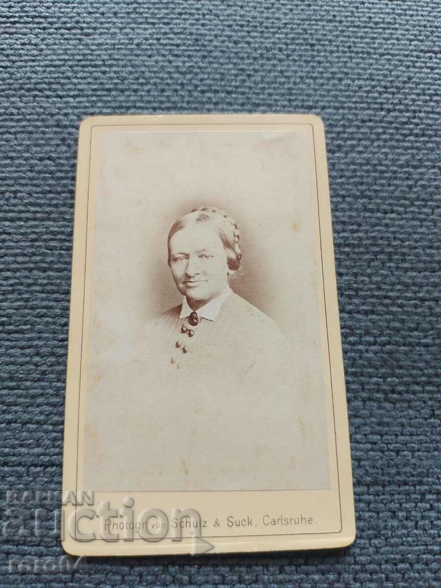 OLD PHOTO - CARDBOARD - XIX CENTURY