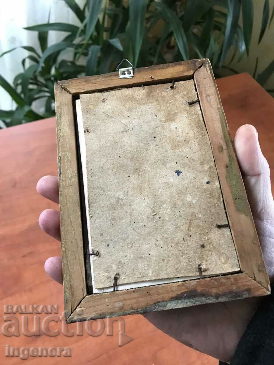 PICTURE REPRODUCTION CARD WOOD FRAME DECOR - 5 PICTURE REPRODUCTION CARD WOOD FRAME DECOR - 5