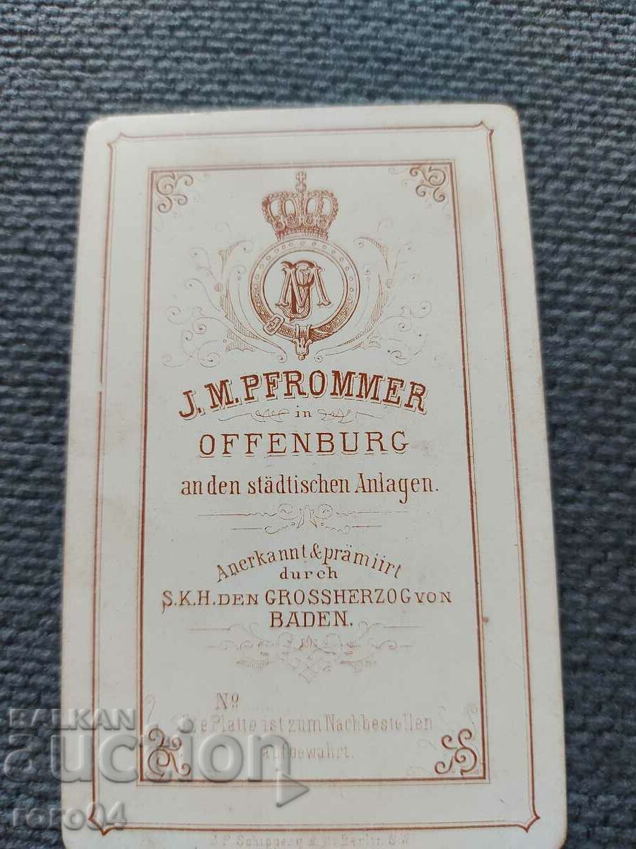 OLD PHOTO - CARDBOARD - XIX CENTURY - 5