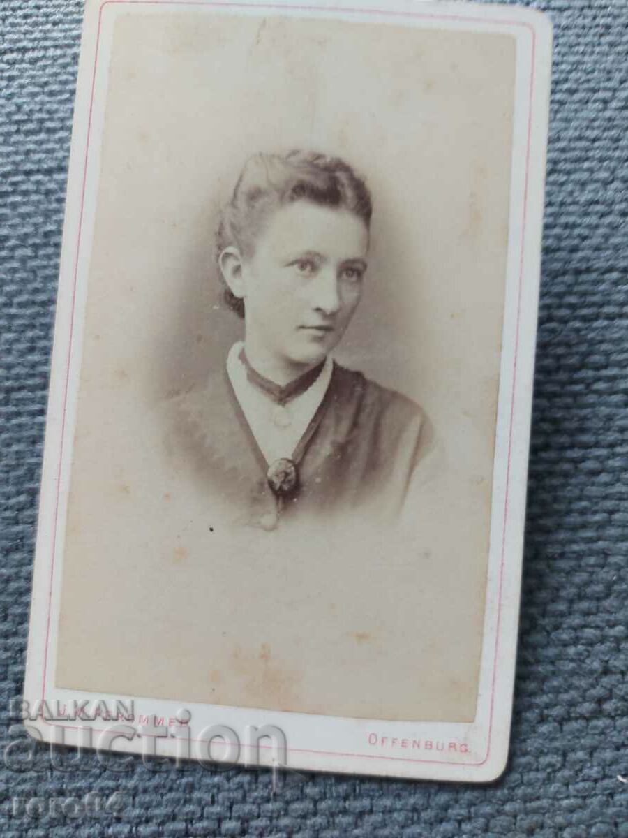 FOTO VECHE - CARTON - SECOLUL XIX - 7 FOTO VECHE - CARTON - SECOLUL XIX - 7