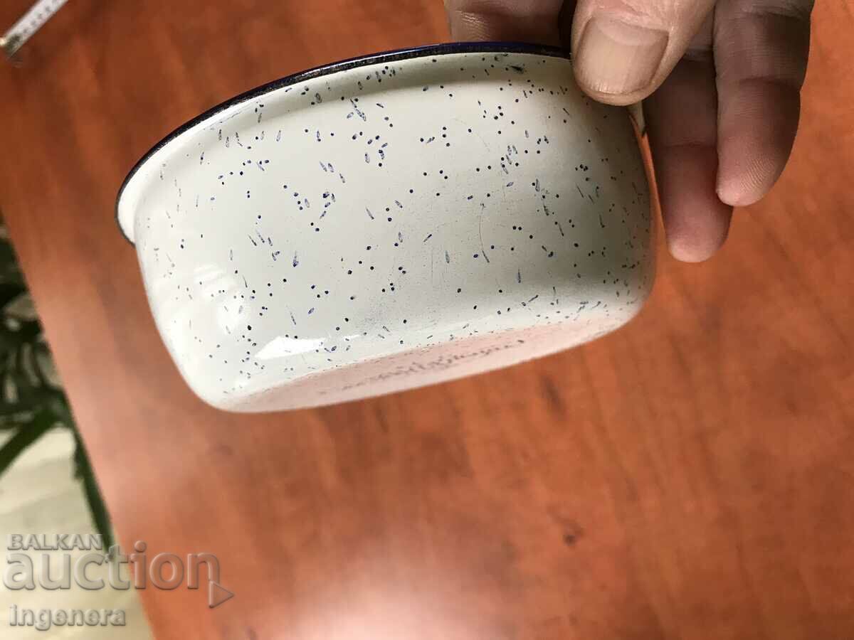 Auction BOWL BOWL PANICA ENAMELED JUG DISH FROM THE 60'S-TROYAN Auction BOWL BOWL PANICA ENAMELED JUG DISH FROM THE 60'S-TROYAN