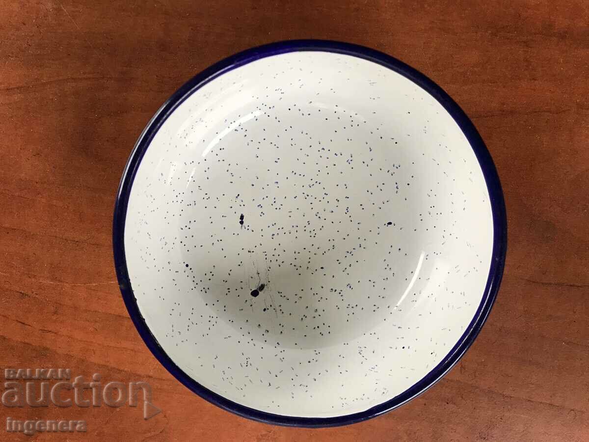 Delivery of BOWL BOWL PANICA ENAMELED JUG DISH FROM THE 60'S-TROYAN Delivery of BOWL BOWL PANICA ENAMELED JUG DISH FROM THE 60'S-TROYAN