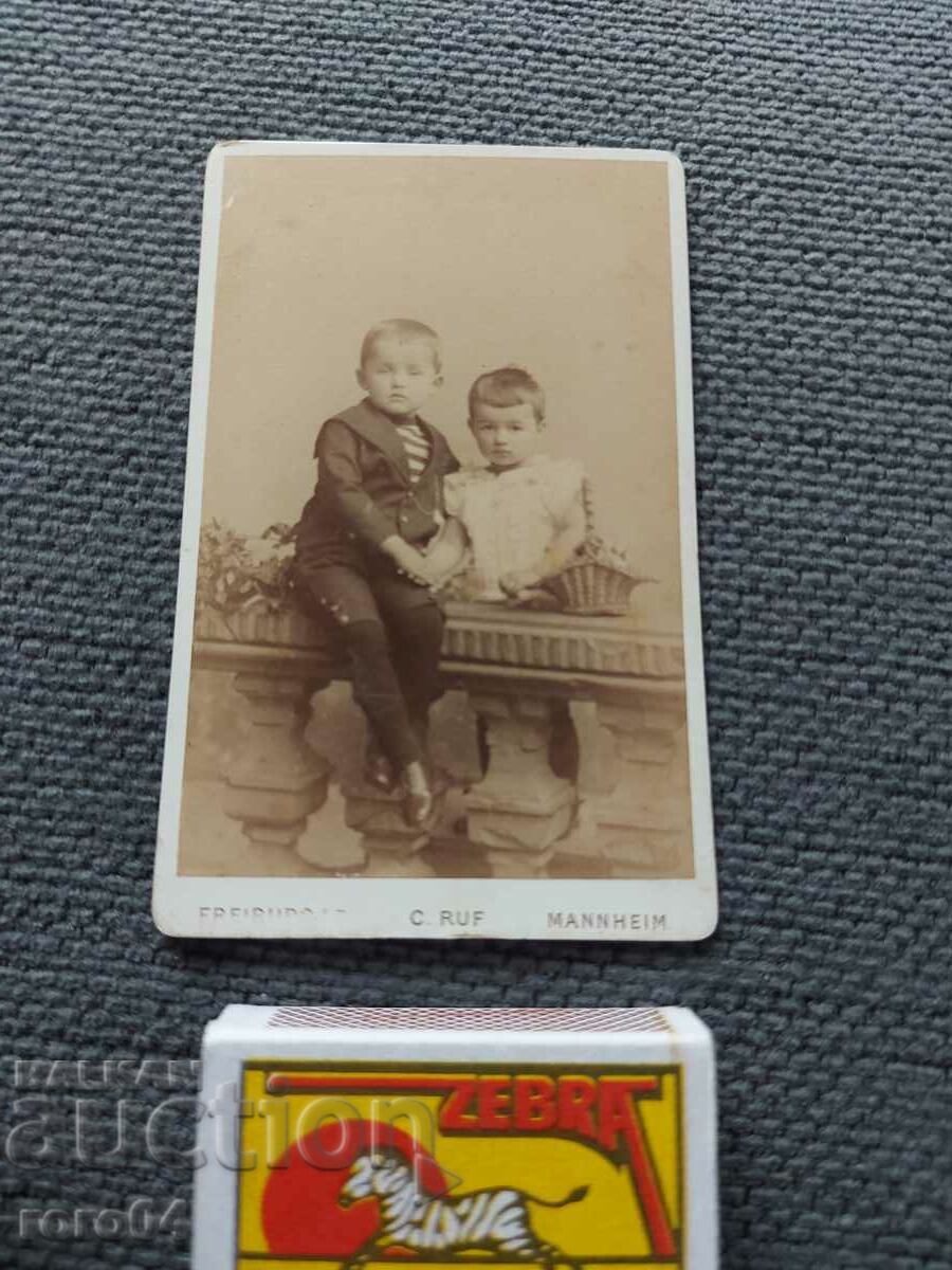 OLD PHOTO - CARDBOARD - XIX CENTURY with price € 9.99 | 19.54 BGN