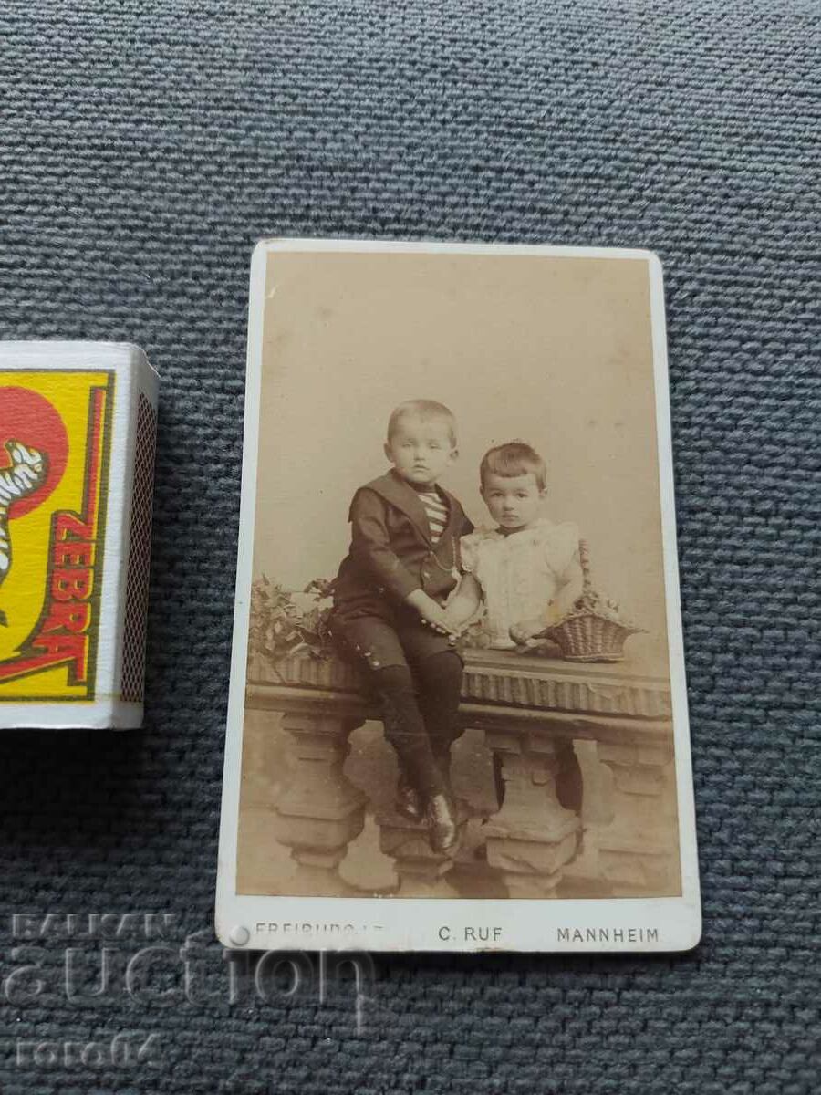 Auction  OLD PHOTO - CARDBOARD - XIX CENTURY
